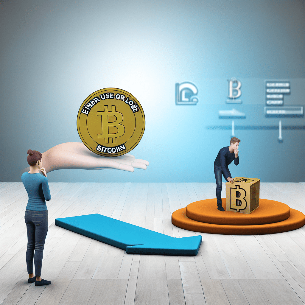 بیت کوین: یا از آن استفاده کن یا از دستش بده